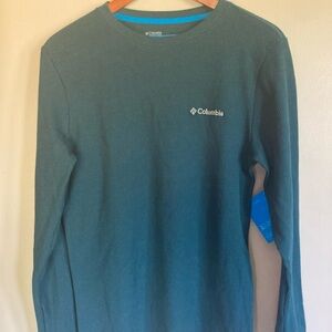 Columbia Green Long Sleeve Thermal Shirt